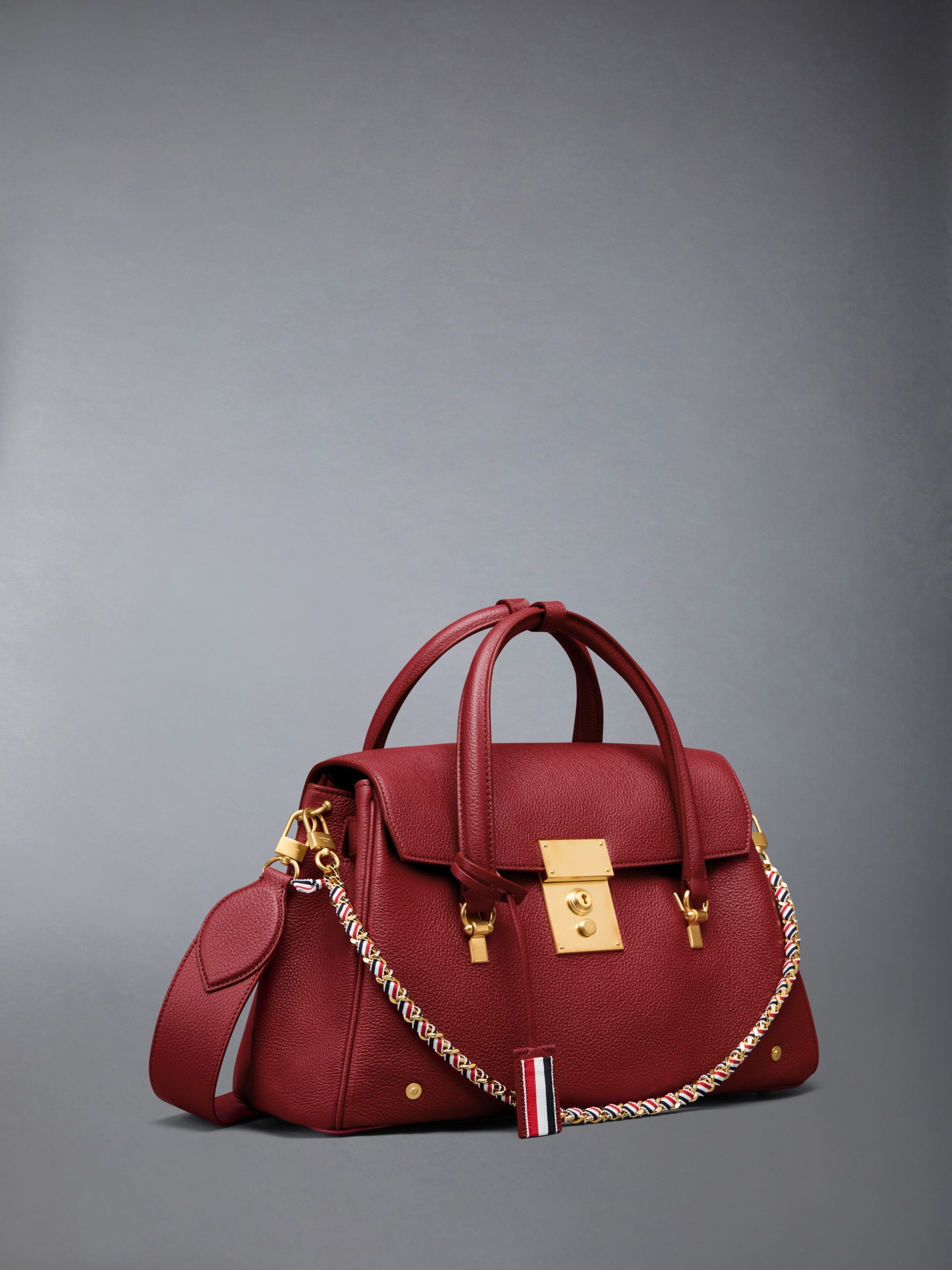 BOLTON BAG IN SOFT PEBBLE GRAIN LEATHER - Image 3
