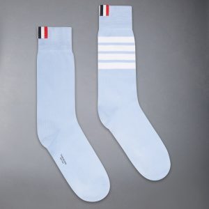 COTTON 4-BAR MID CALF SOCK