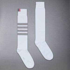 LIGHTWEIGHT COTTON 4-BAR OVER THE CALF SOCK