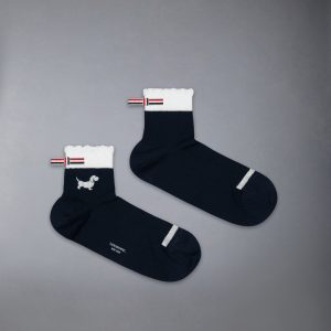 POINTELLE STITCH HECTOR CREW SOCKS