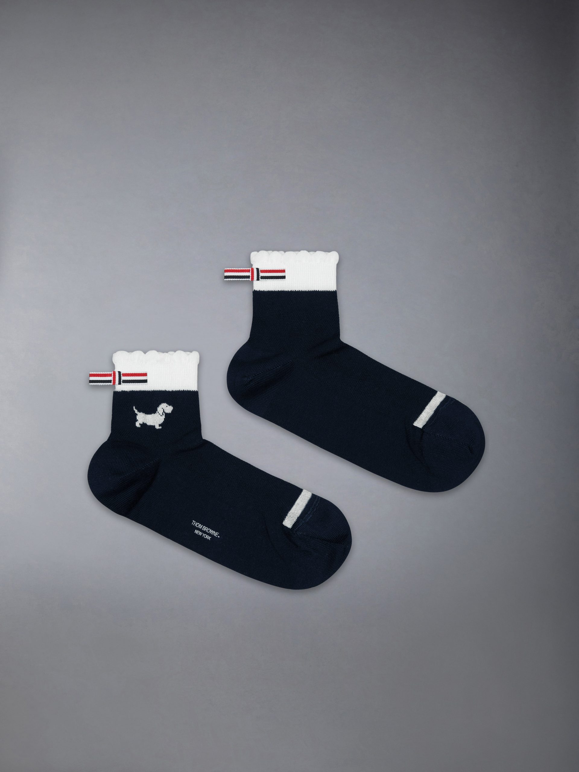 POINTELLE STITCH HECTOR CREW SOCKS