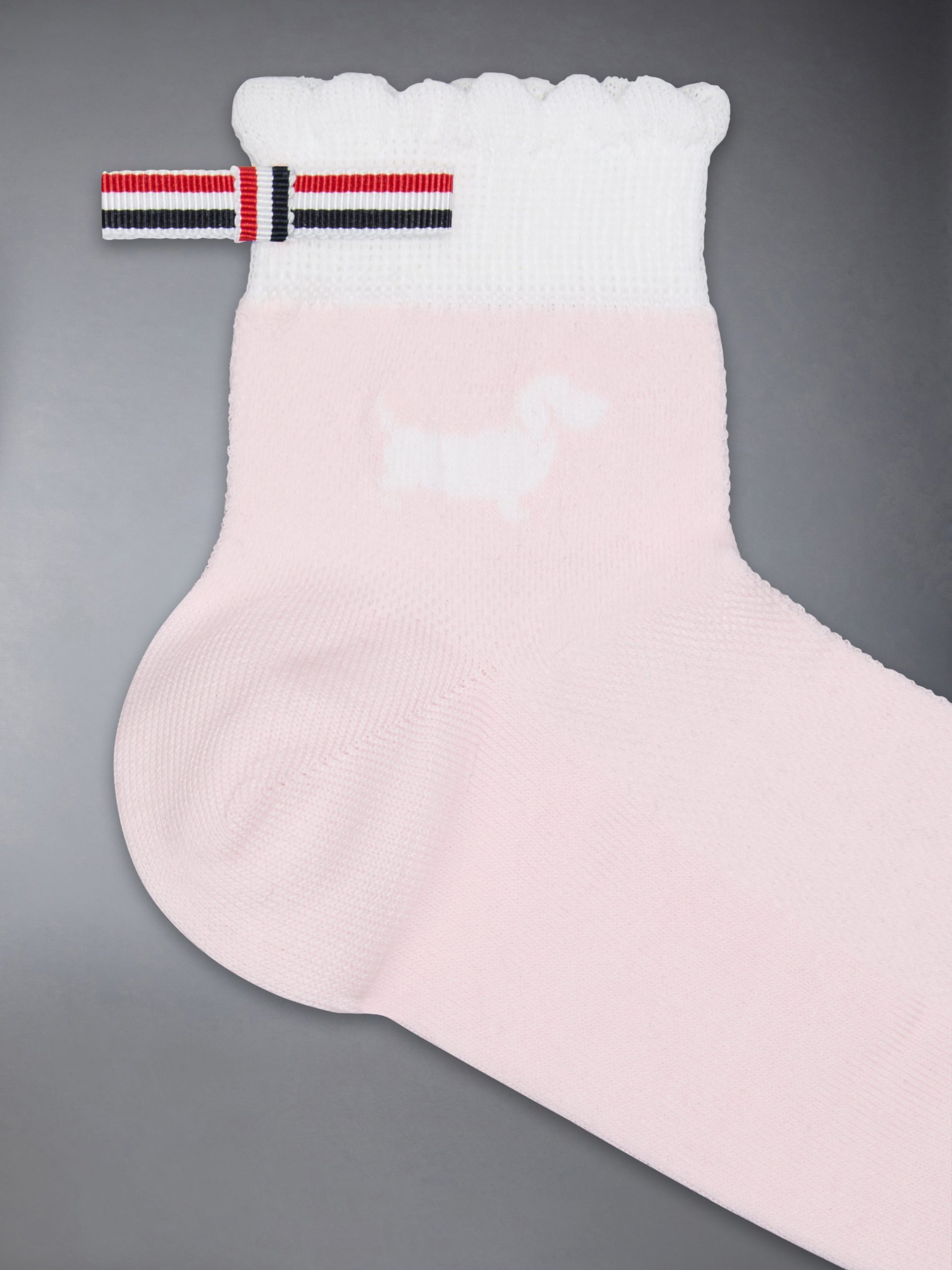 POINTELLE STITCH HECTOR CREW SOCKS - Image 2