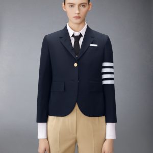 PLAIN WEAVE 4-BAR HIGH ARMHOLE SPORT COAT