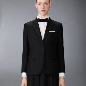 SUPER 120'S TWILL GROSGRAIN TIPPING SPORTCOAT