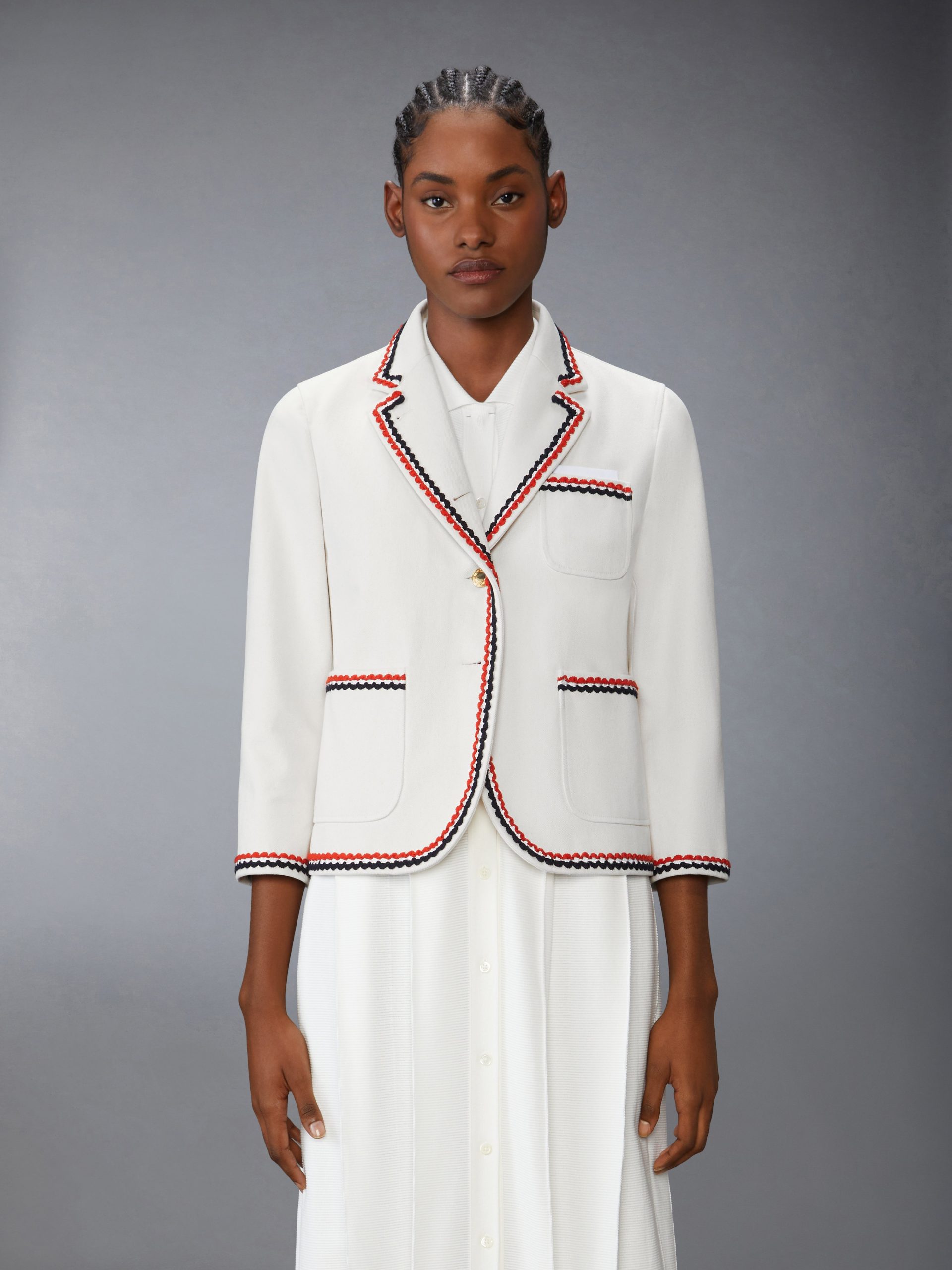 SELVEDGE DENIM CROPPED SACK SPORTCOAT