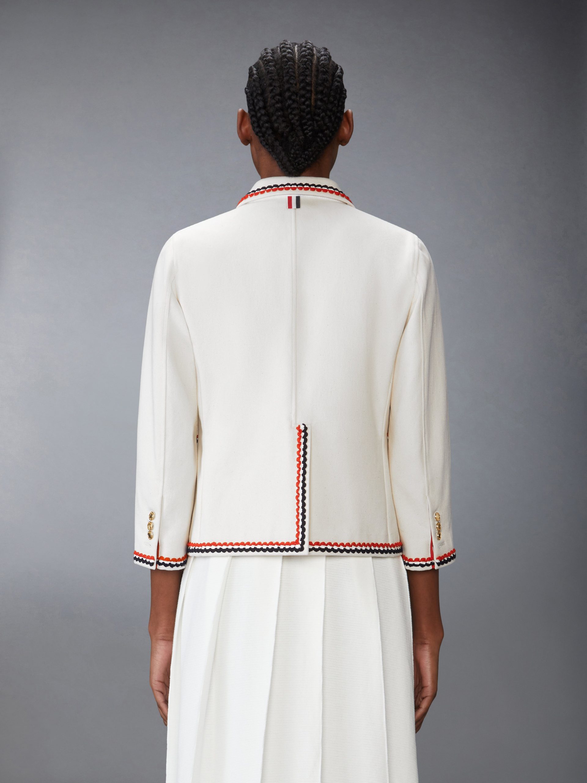 SELVEDGE DENIM CROPPED SACK SPORTCOAT - Image 2