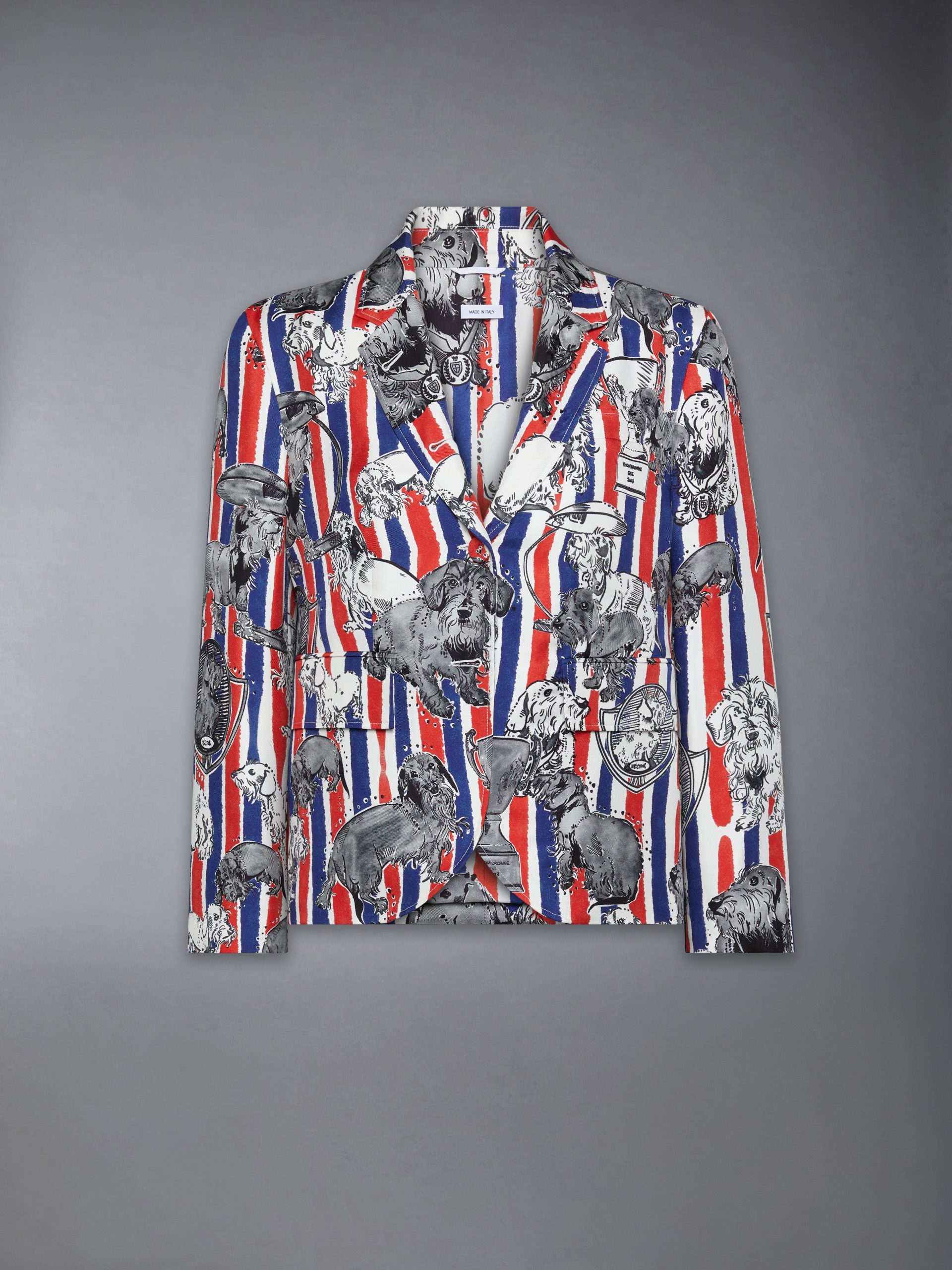 UNCONSTRUCTED SILK TWILL HECTOR TOILE SPORTCOAT - Image 5