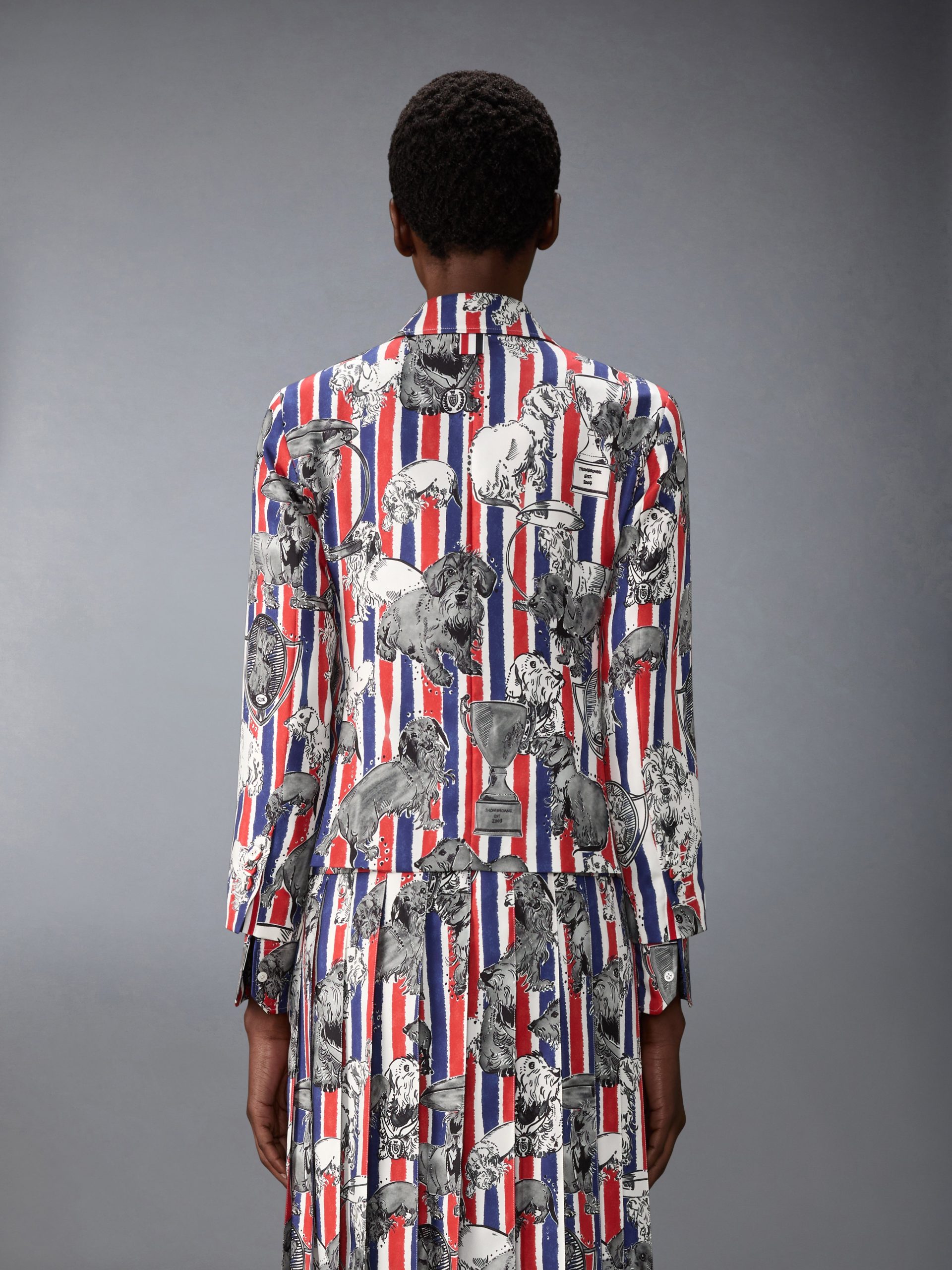 UNCONSTRUCTED SILK TWILL HECTOR TOILE SPORTCOAT - Image 2