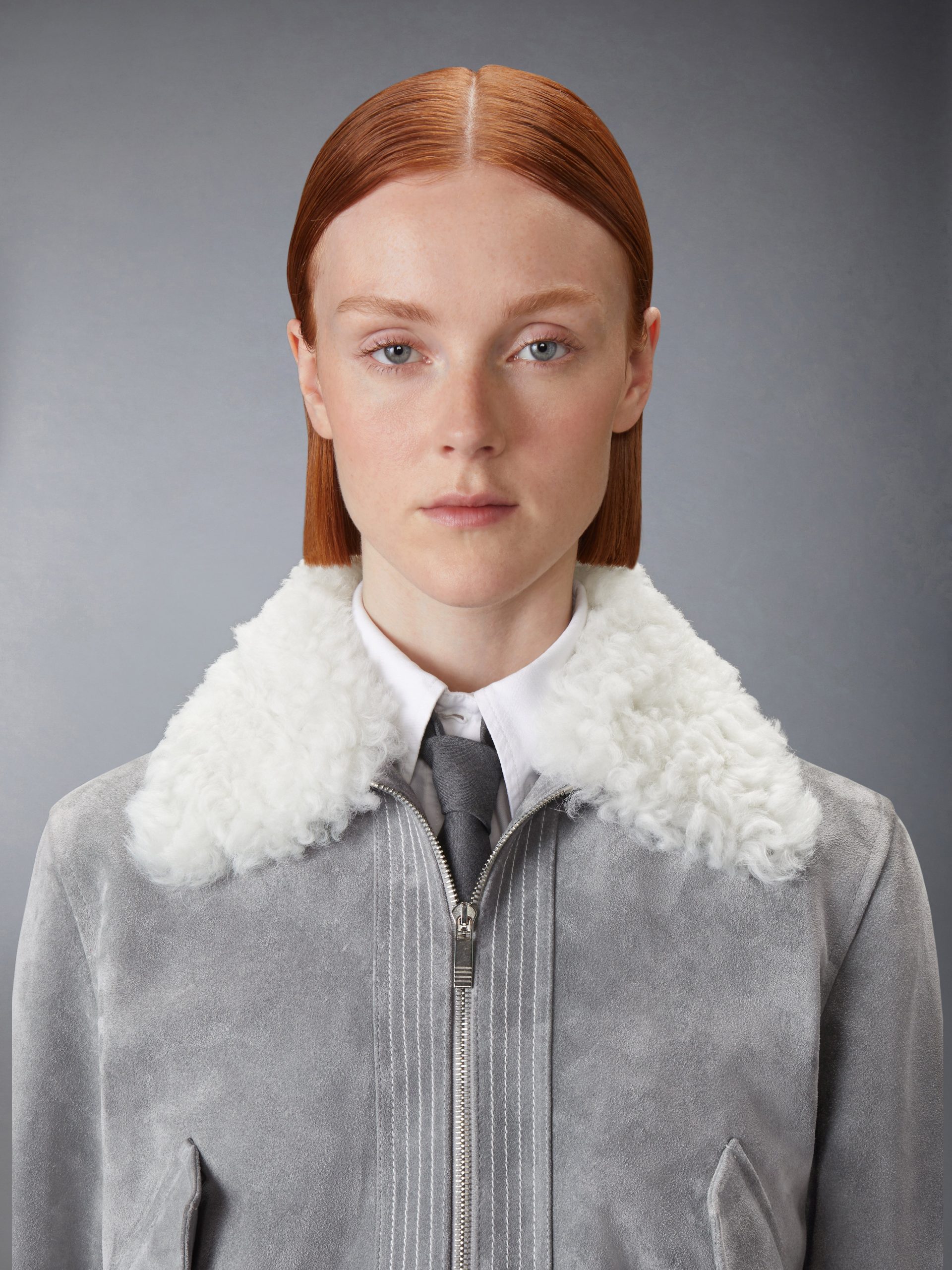 SHEARLING & SUEDE CROPPED FLIGHT JACKET - Image 6