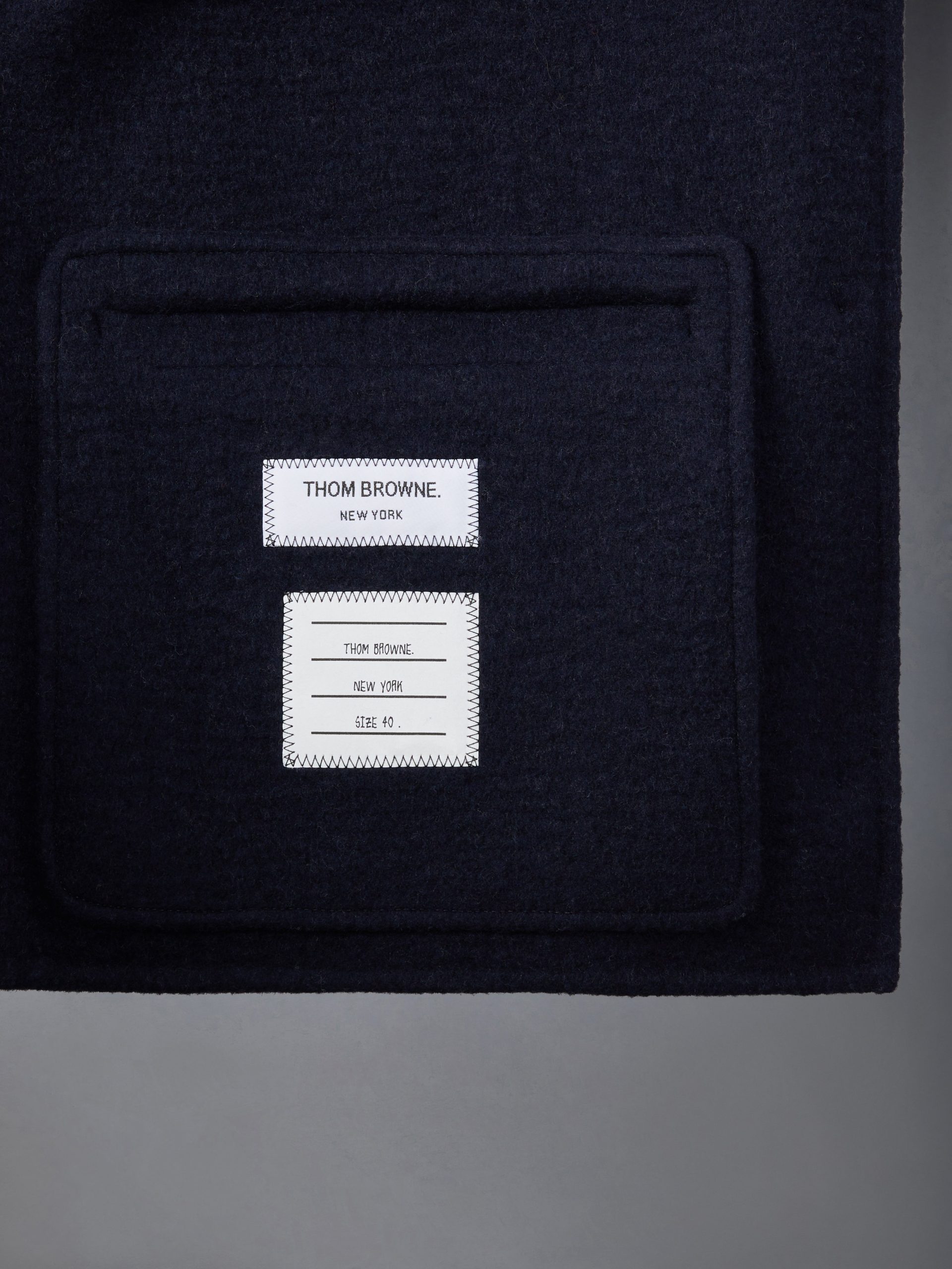 WOOL CASHMERE ARMBAND BELL SLEEVE JACKET WITH SHEARLING COLLAR - Image 6