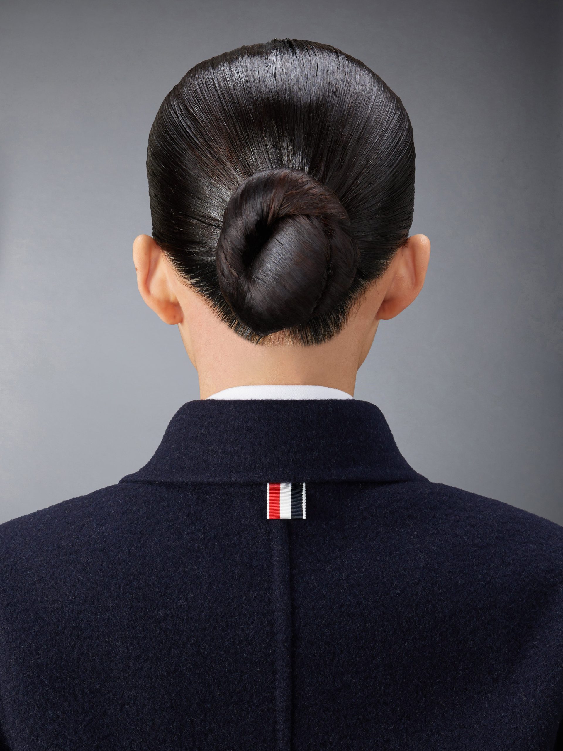 WOOL CASHMERE ARMBAND BELL SLEEVE JACKET WITH SHEARLING COLLAR - Image 8