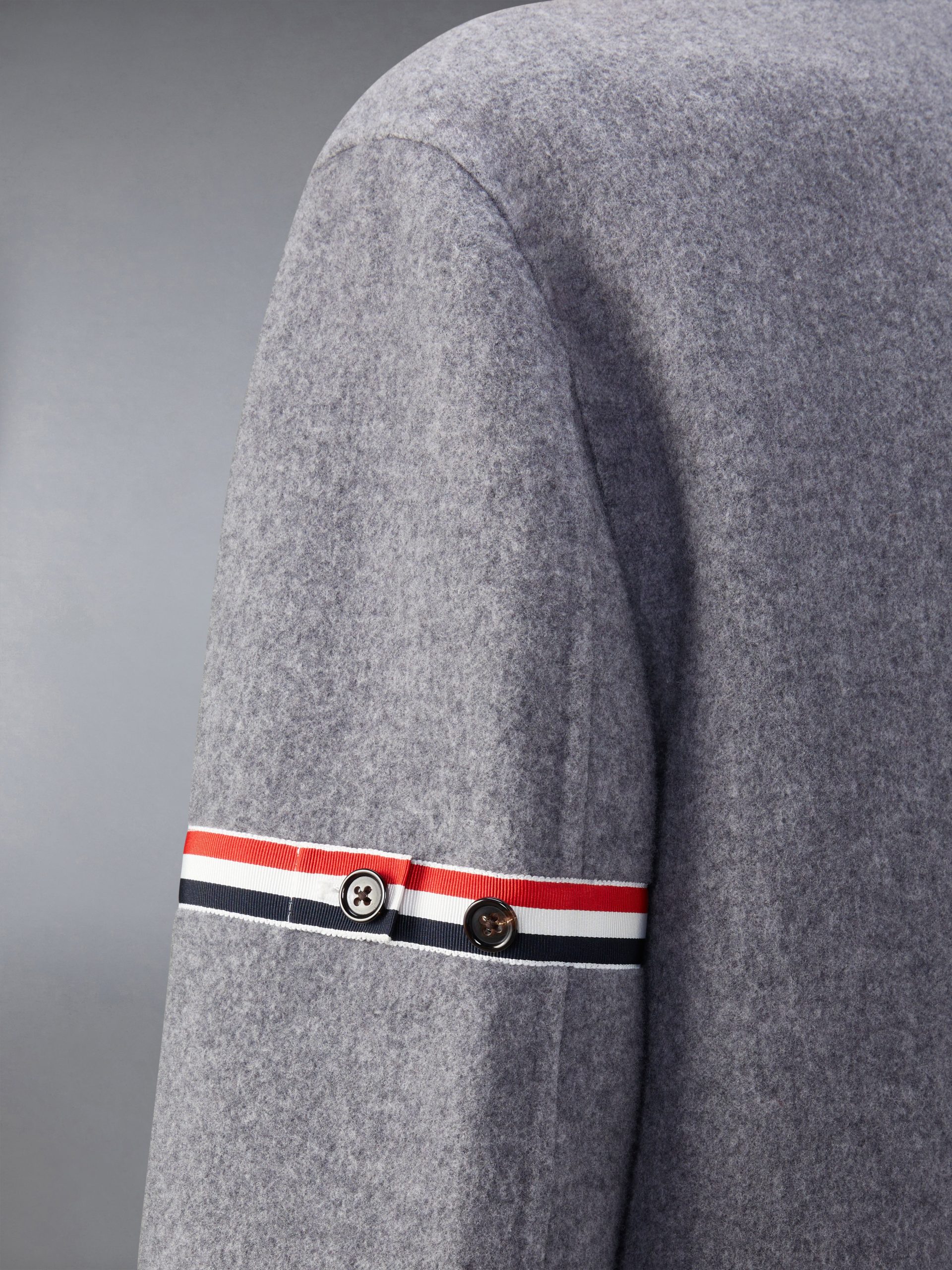 WOOL CASHMERE ARMBAND BELL SLEEVE JACKET - Image 4