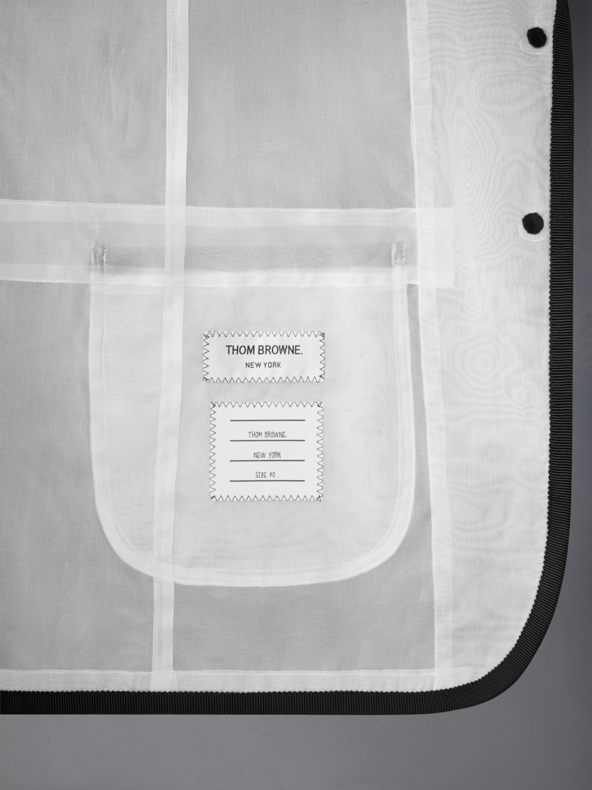 SILK ORGANZA ELONGATED JACKET - Image 5