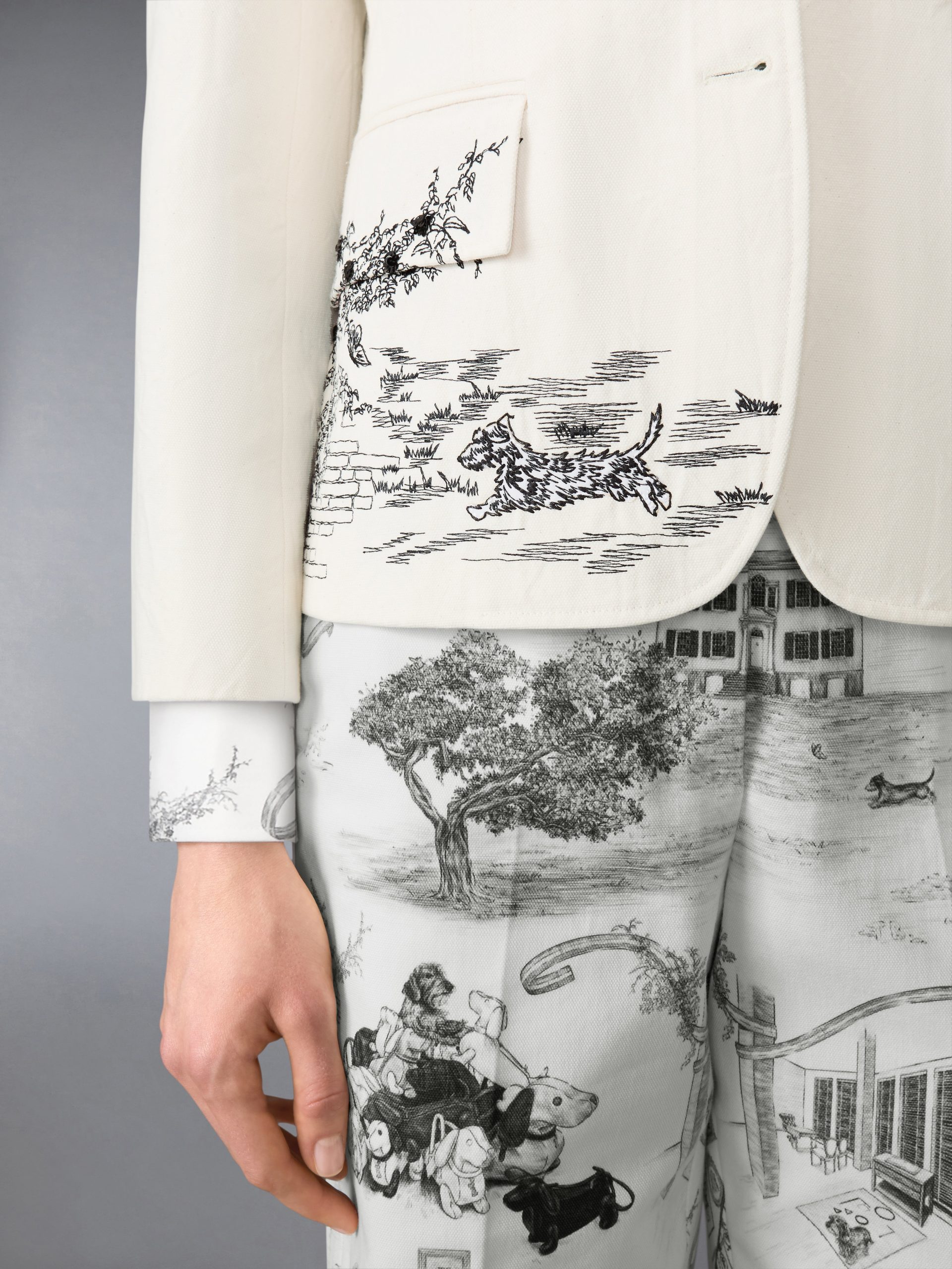 SOLID CANVAS UNCONSTRUCTED RELAXED FIT SPORTCOAT - Image 6