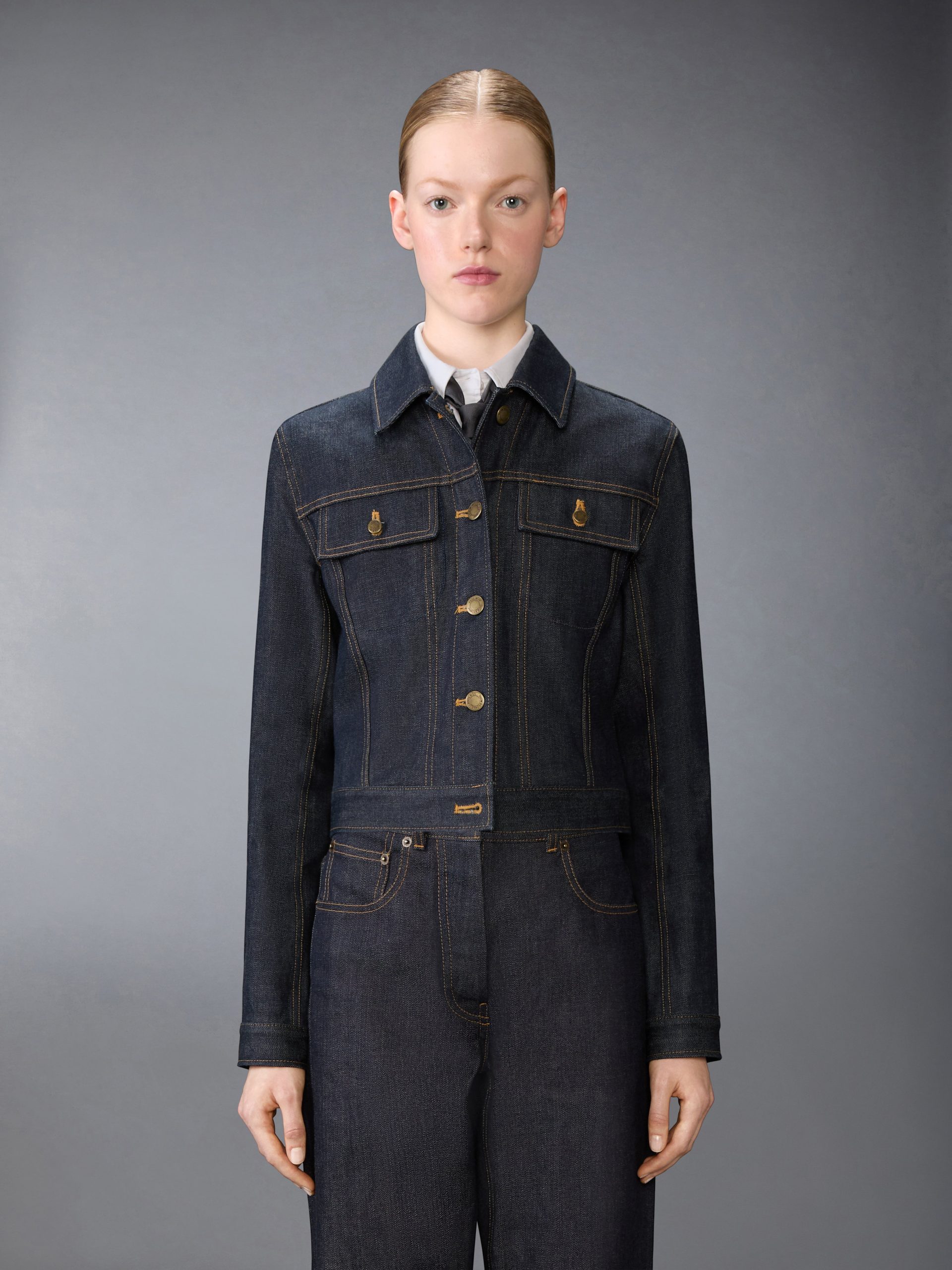 SELVEDGE DENIM SHRUNKEN JACKET