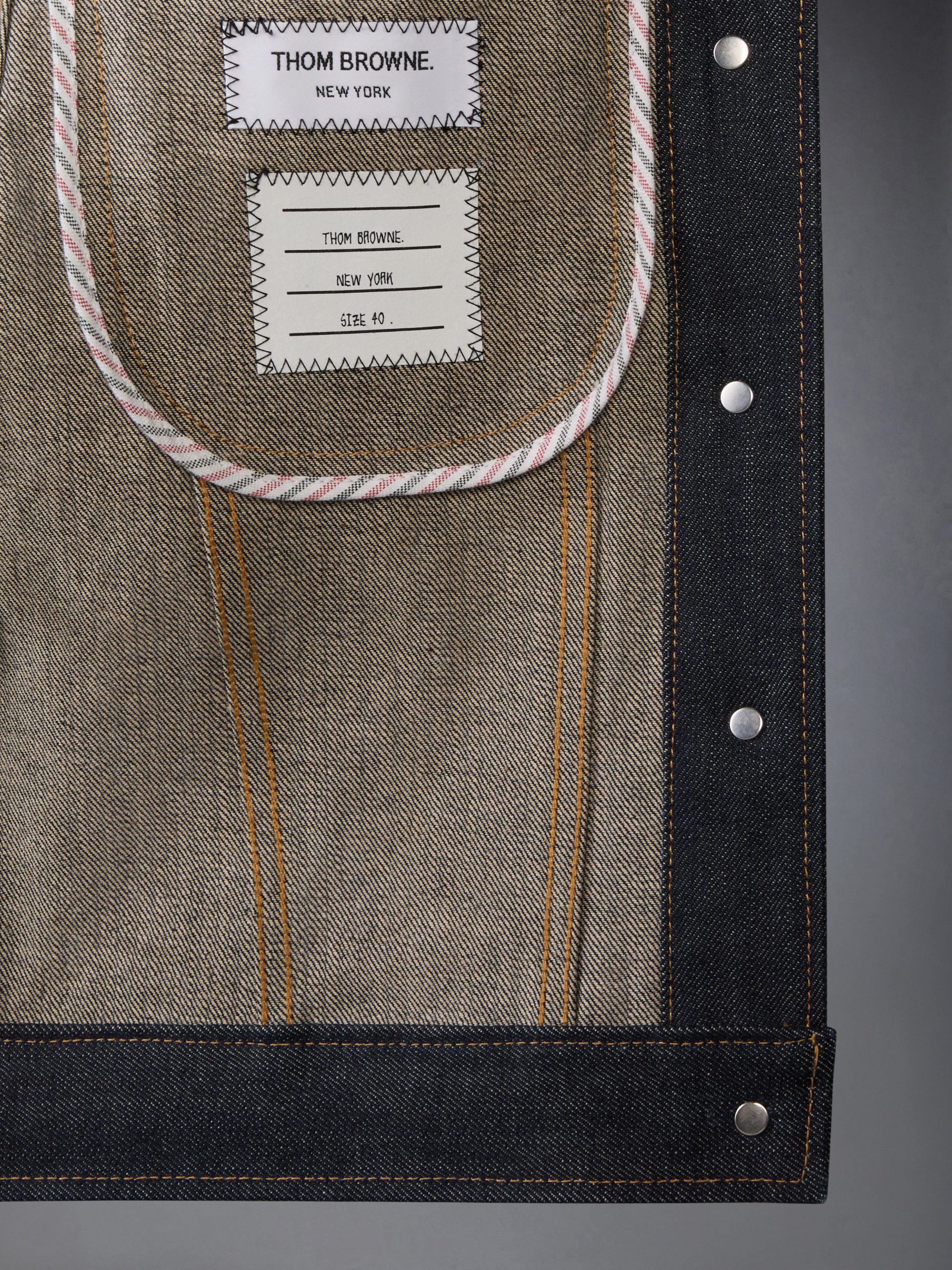 SELVEDGE DENIM SHRUNKEN JACKET - Image 4