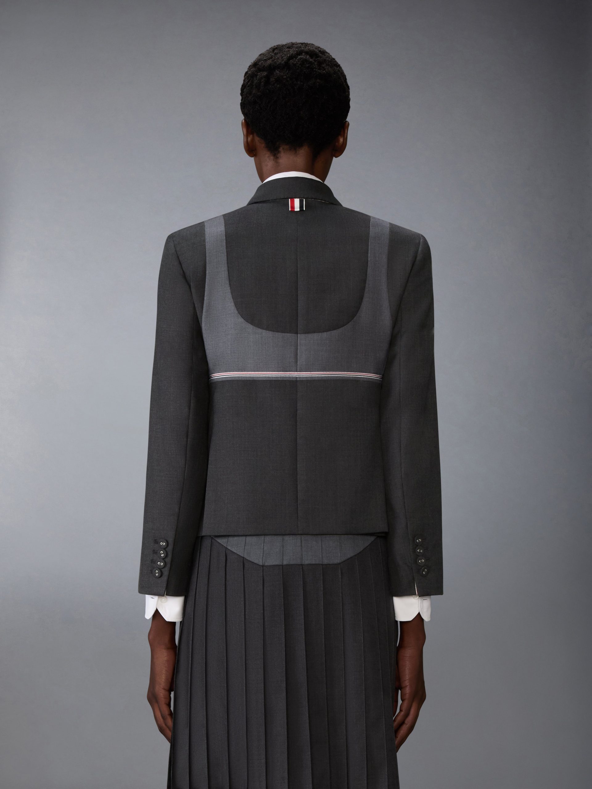 SUPER 120'S TWILL TROMPE-L'ŒIL BIKINI SPORTCOAT - Image 2