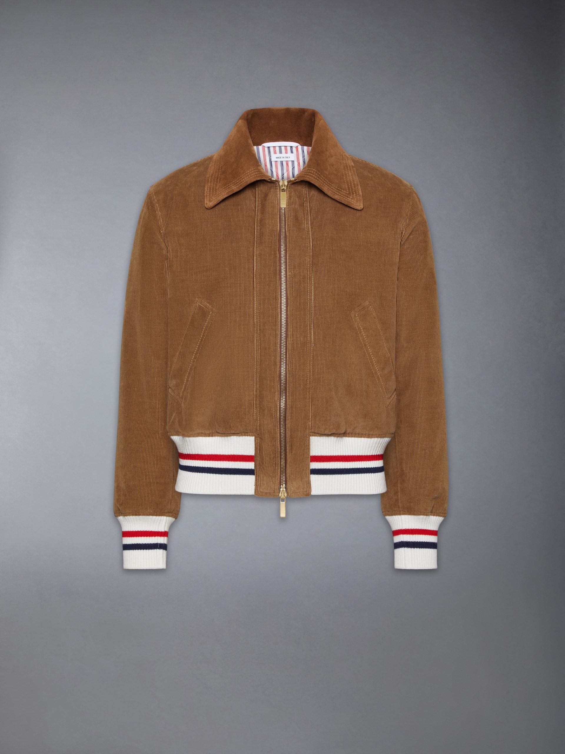 WALE CORDUROY DOWN FILLED CROPPED FLIGHT JACKET - Image 6