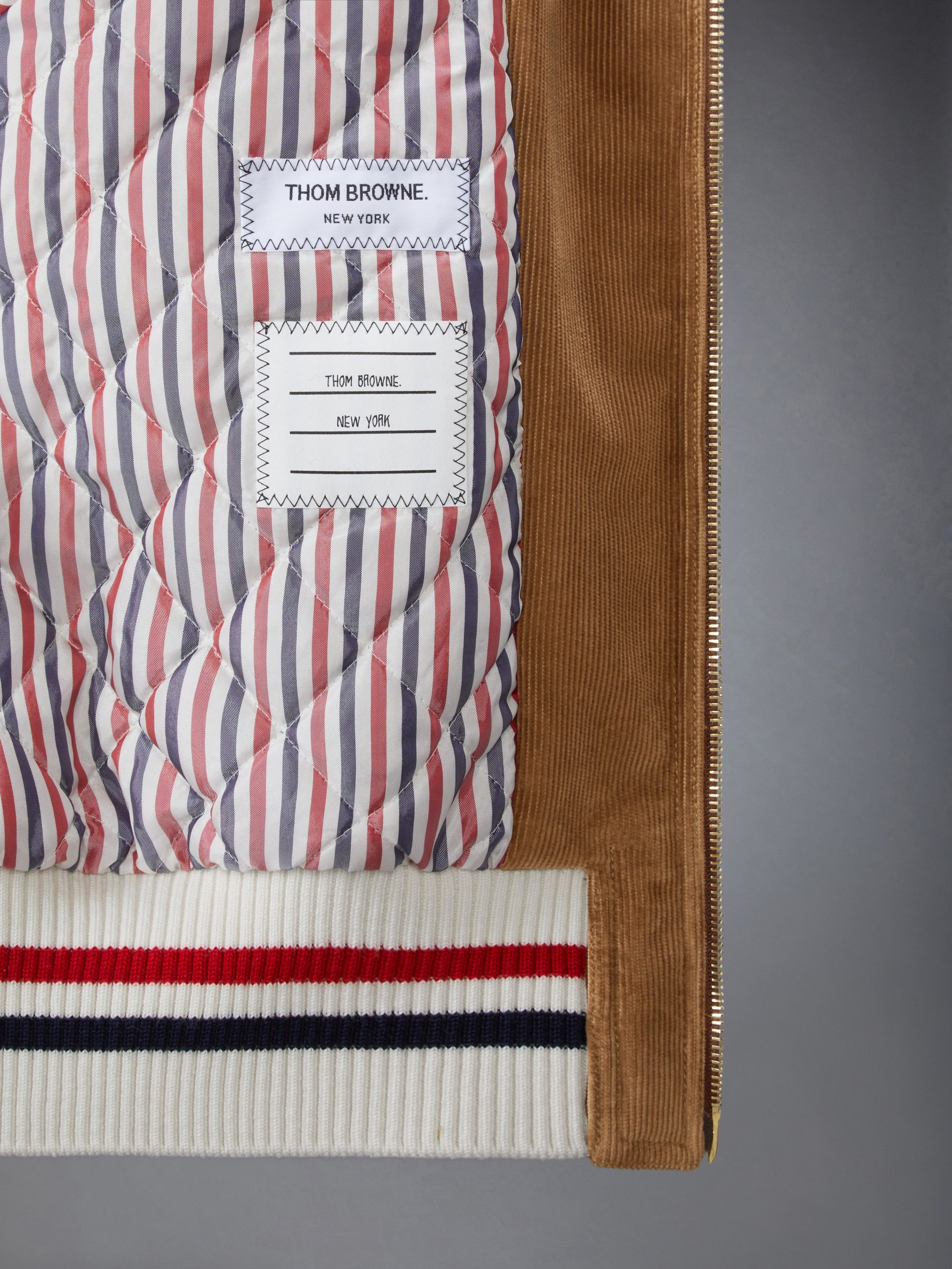 WALE CORDUROY DOWN FILLED CROPPED FLIGHT JACKET - Image 4