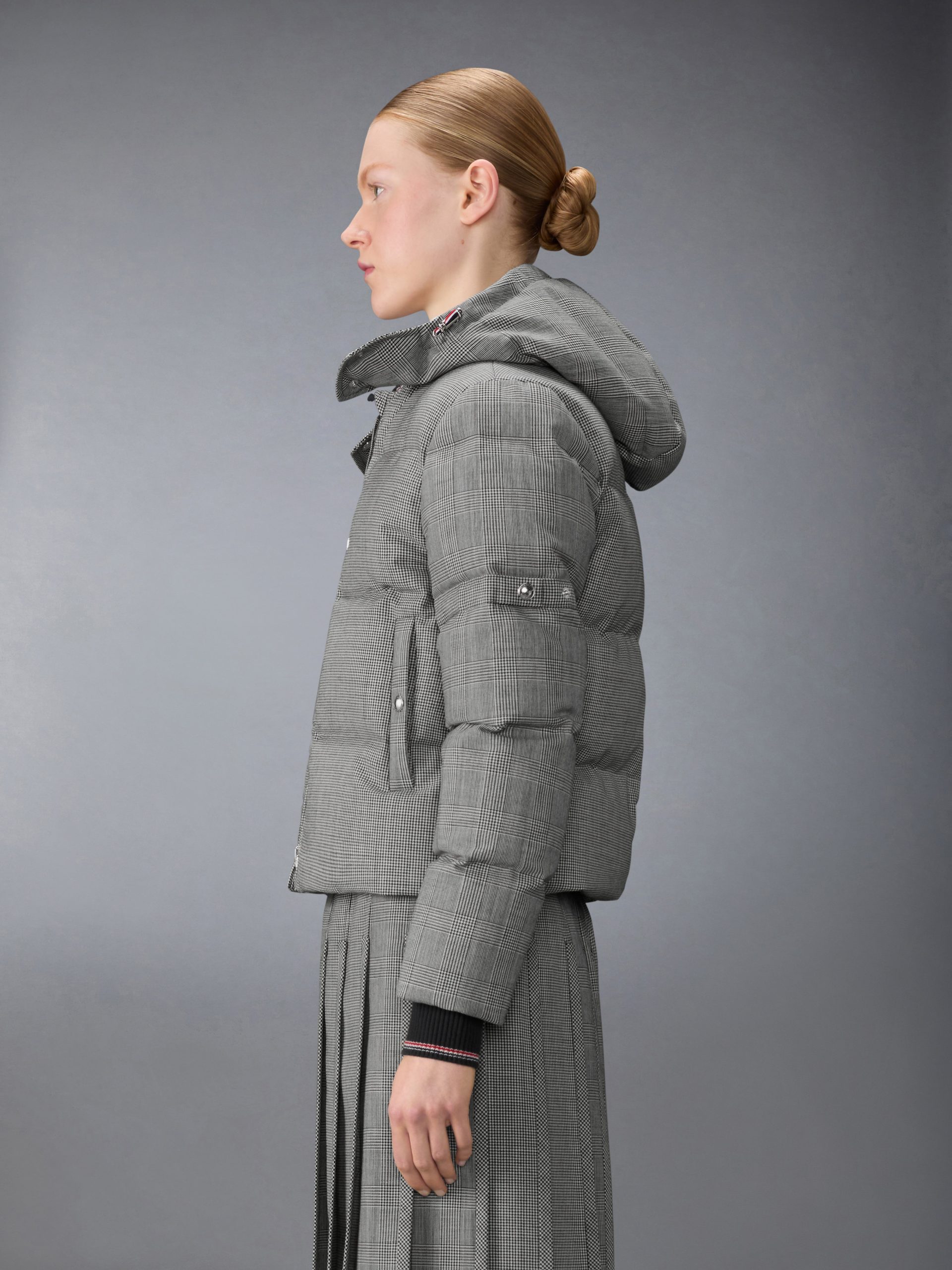 PRINCE OF WHALES FUNMIX WOOL DOWN FILLED JACKET - Image 2