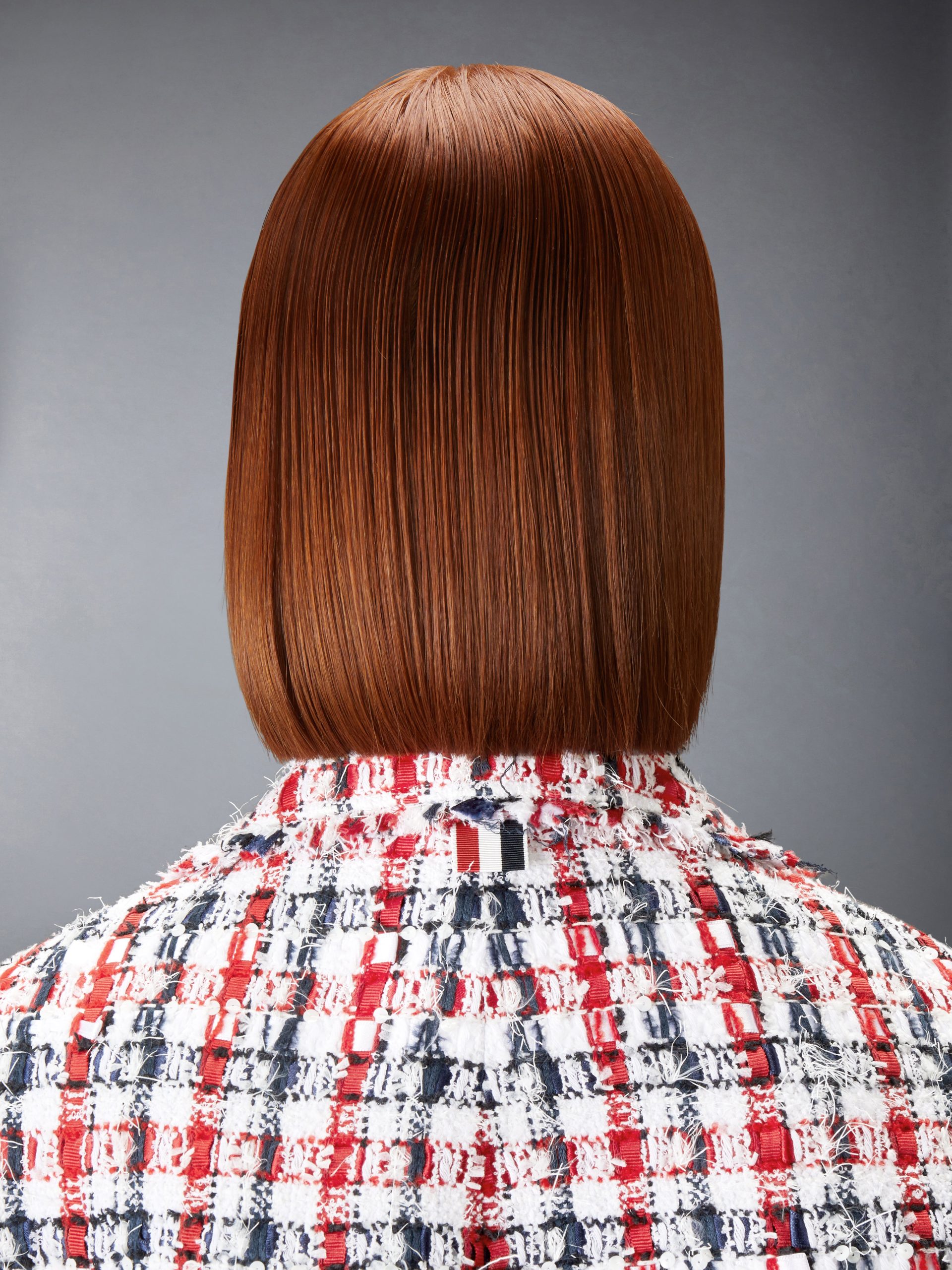 GINGHAM SATIN RIBBON TWEED COCOON SPORTCOAT - Image 6