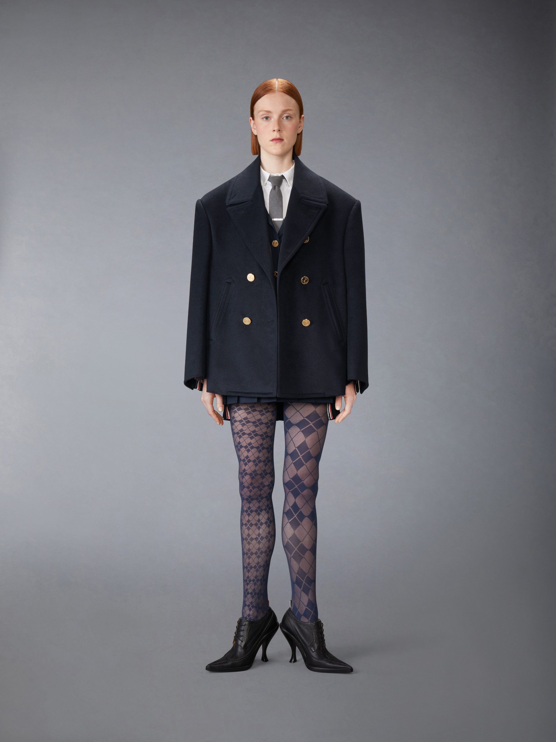 SUPER 120'S TWILL SPORTCOAT MINI DRESS - Image 4