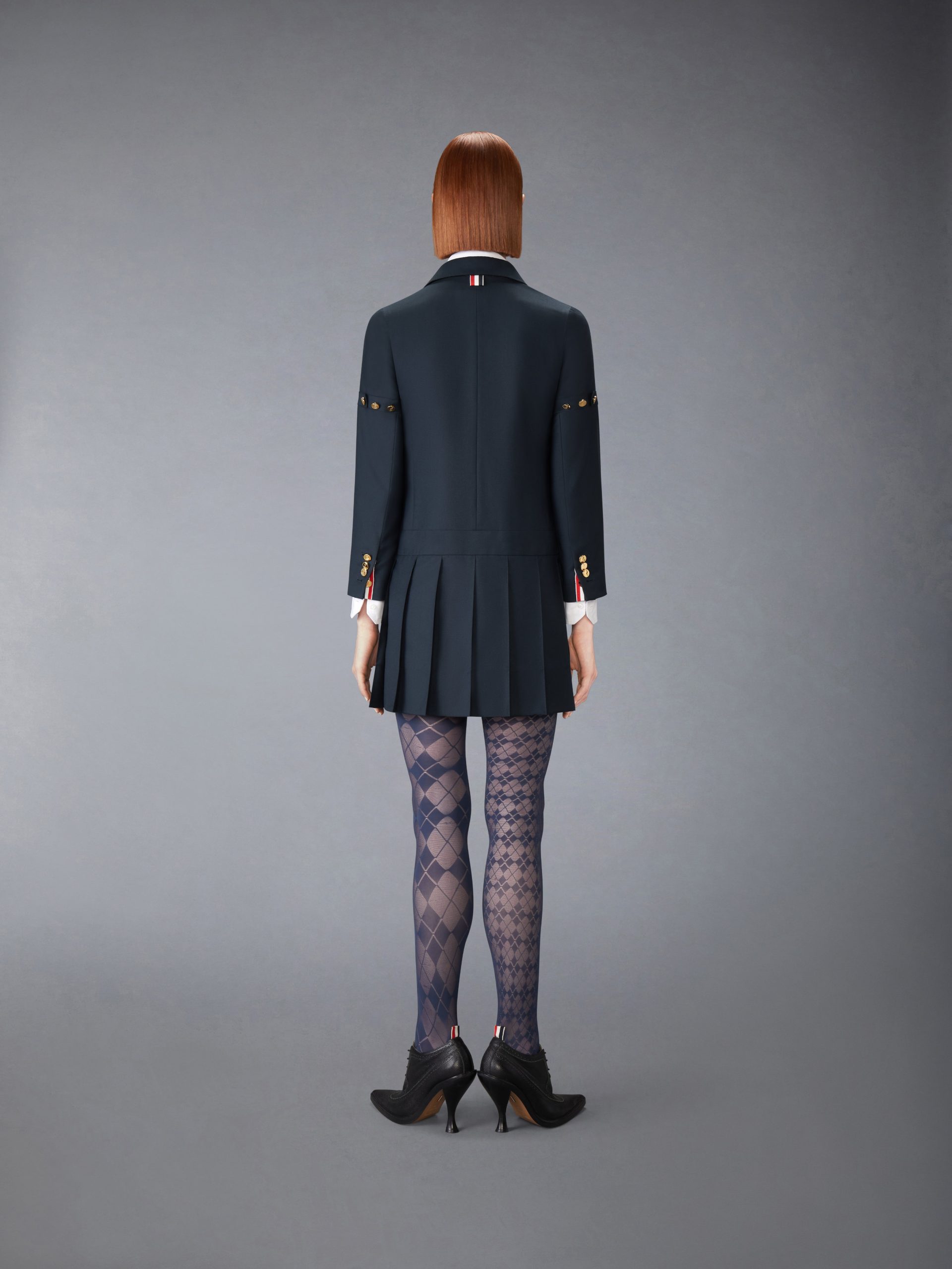 SUPER 120'S TWILL SPORTCOAT MINI DRESS - Image 5