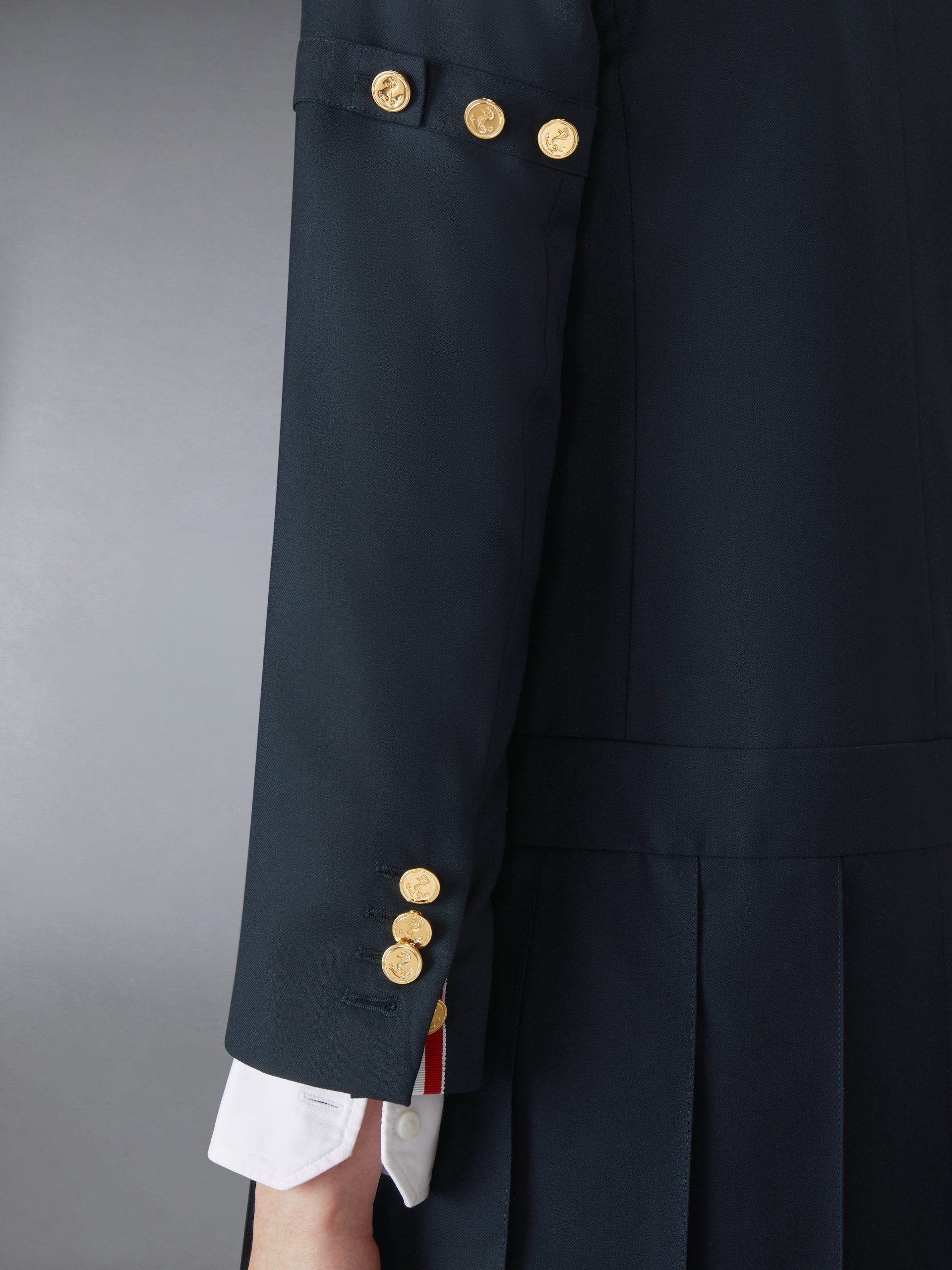 SUPER 120'S TWILL SPORTCOAT MINI DRESS - Image 6