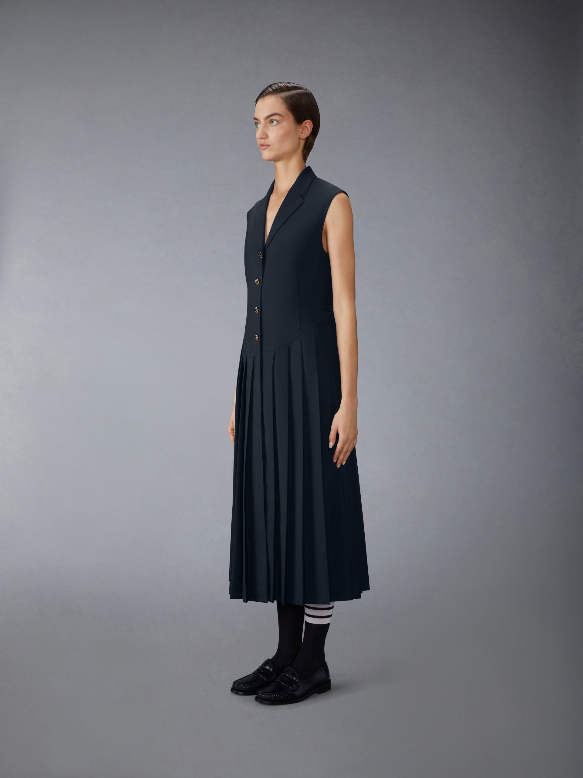 SCHOOL UNIFORM PLEATED DRESS - Image 2