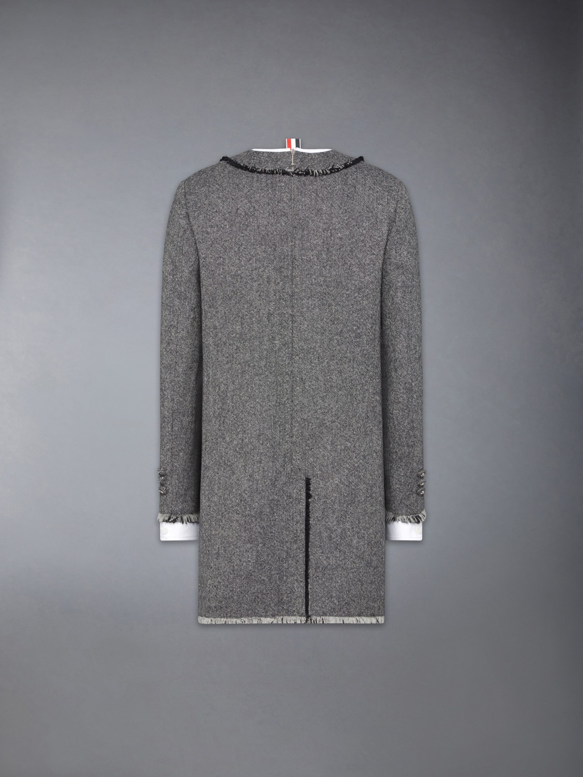 SOLID DONEGAL TWEED TROMPE L'OEIL DRESS - Image 6