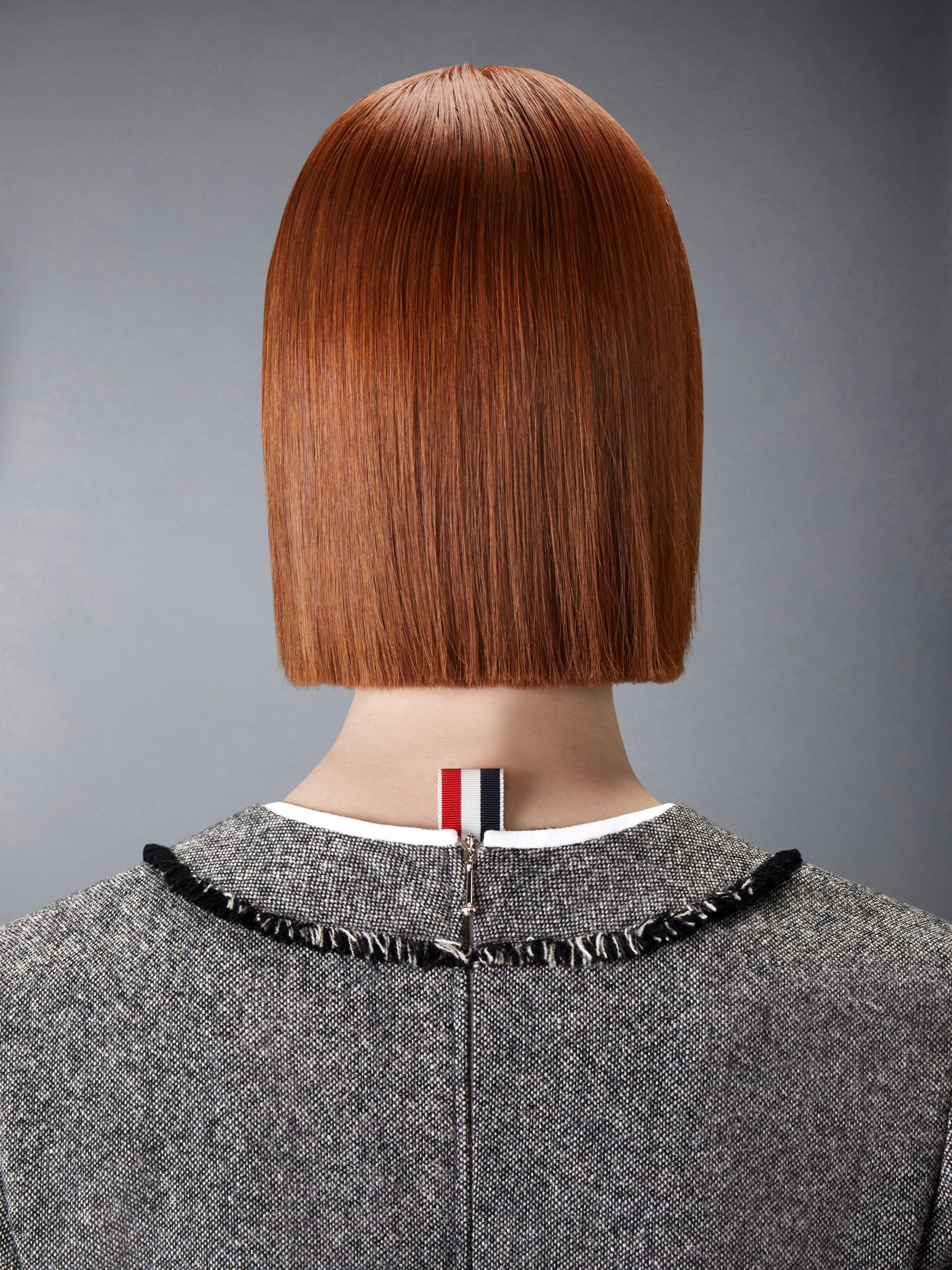 SOLID DONEGAL TWEED TROMPE L'OEIL DRESS - Image 4