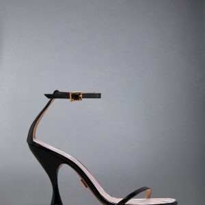 SOFT PATENT 4-BAR HIGH HEEL SANDAL 90MM