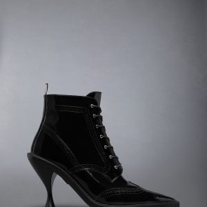 SOFT PATENT WINGTIP BOOT 90MM