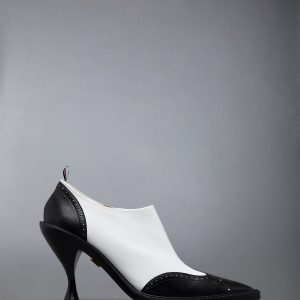 NAPPA LEATHER WINGTIP BOOTIE 90MM