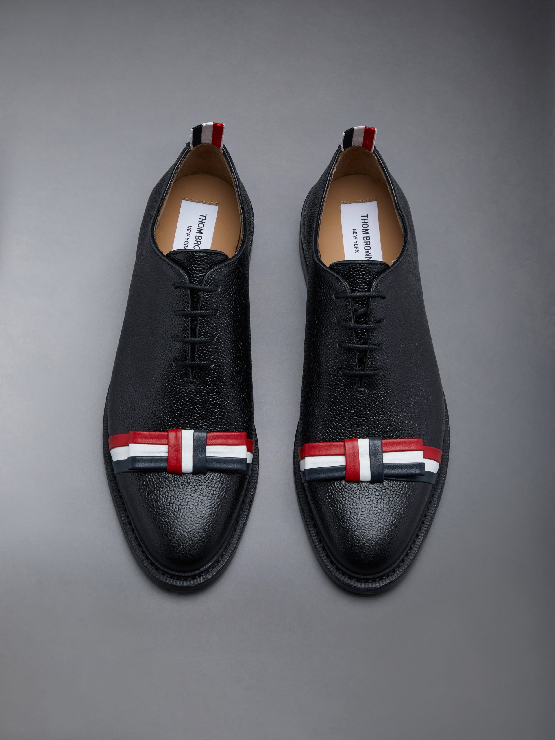 PEBBLE GRAIN BOW WHOLECUT SHOE - Image 5