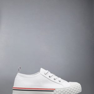 CANVAS TREAD SOLE COLLEGIATE SNEAKERS