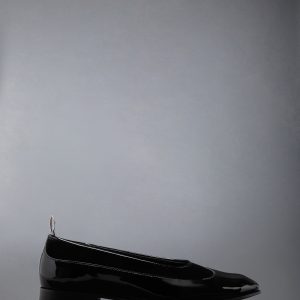 SOFT PATENT AND VELVET OPERA BALLERINA