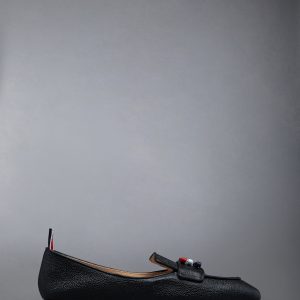 FLEXIBLE LEATHER SOLE 3-BOW LOAFER