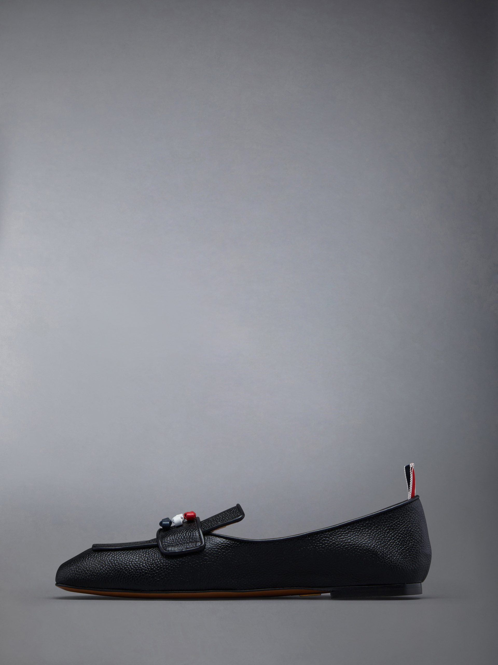 FLEXIBLE LEATHER SOLE 3-BOW LOAFER - Image 3