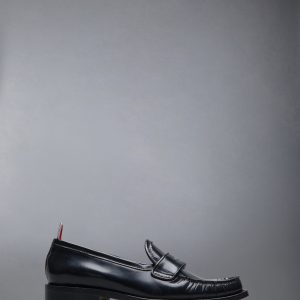 SPAZZOLATO PLEATED VARSITY LOAFER