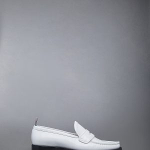 SPAZZOLATO PLEATED VARSITY LOAFER