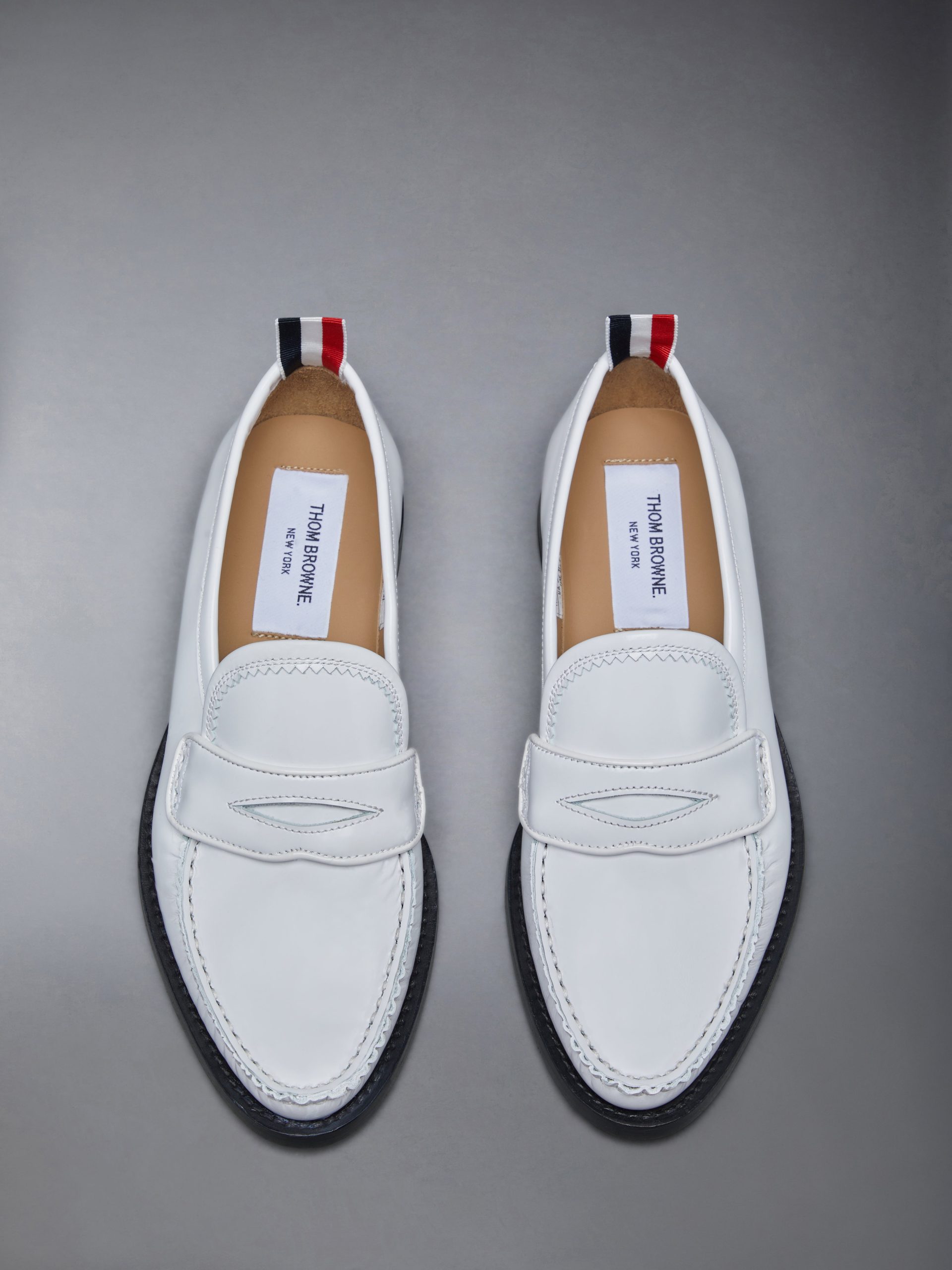 SPAZZOLATO PLEATED VARSITY LOAFER - Image 5