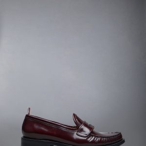 SPAZZOLATO PLEATED VARSITY LOAFER