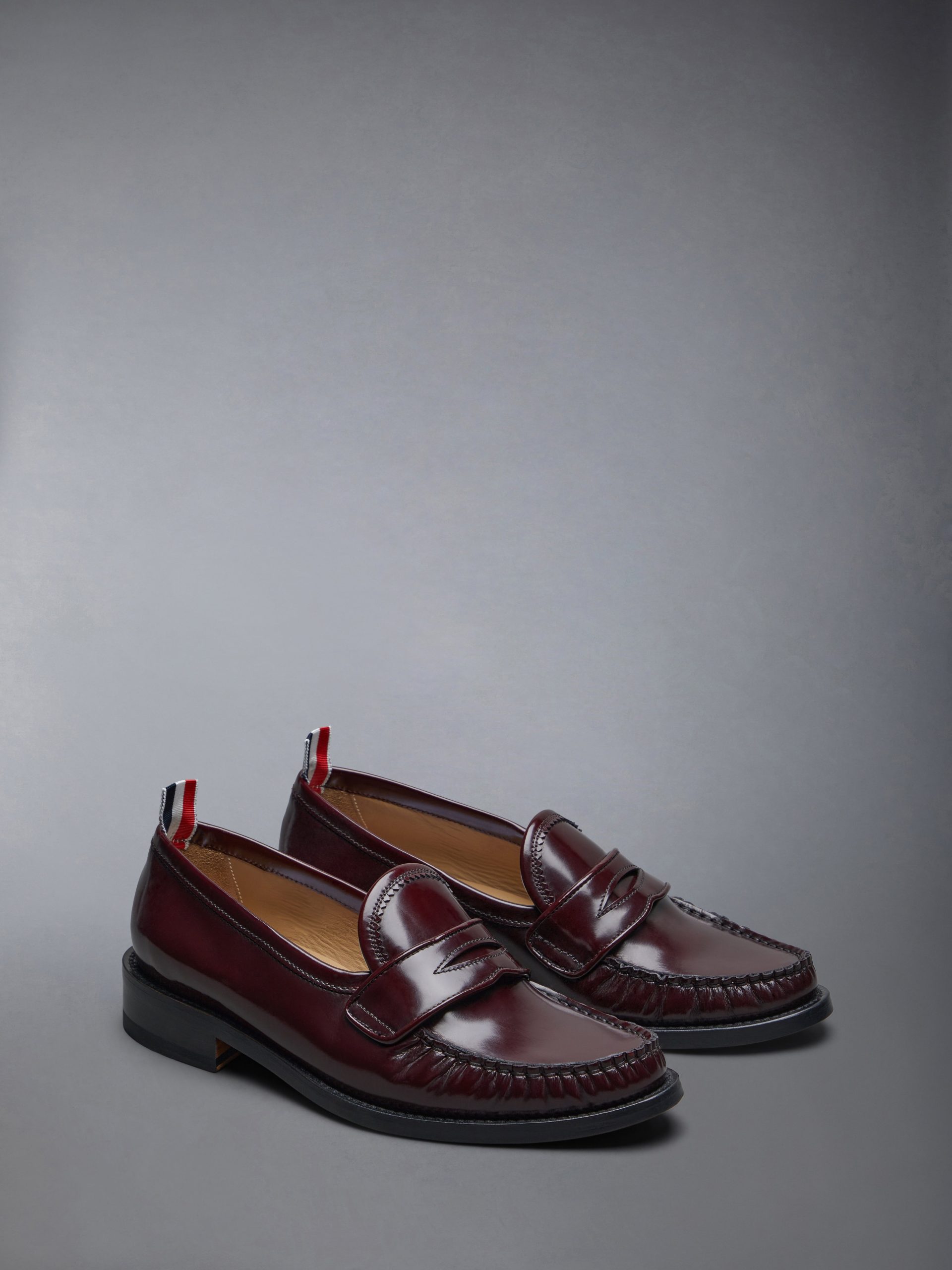 SPAZZOLATO PLEATED VARSITY LOAFER - Image 2