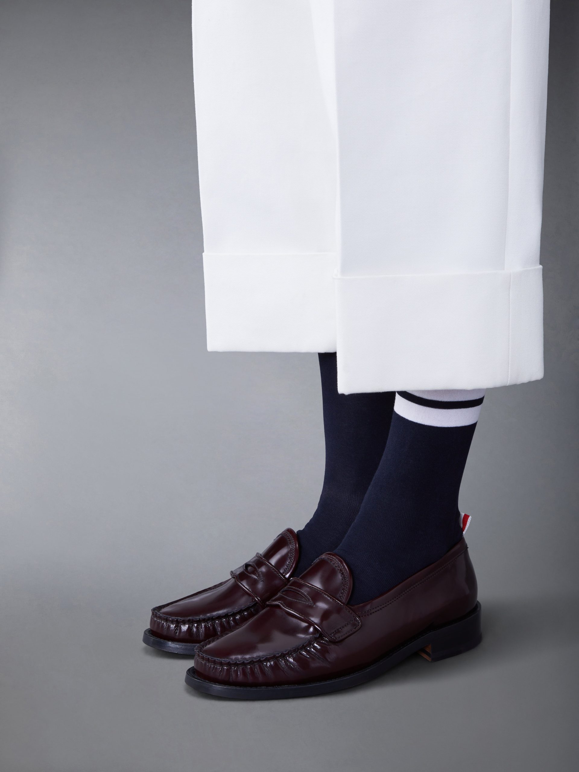 SPAZZOLATO PLEATED VARSITY LOAFER - Image 4