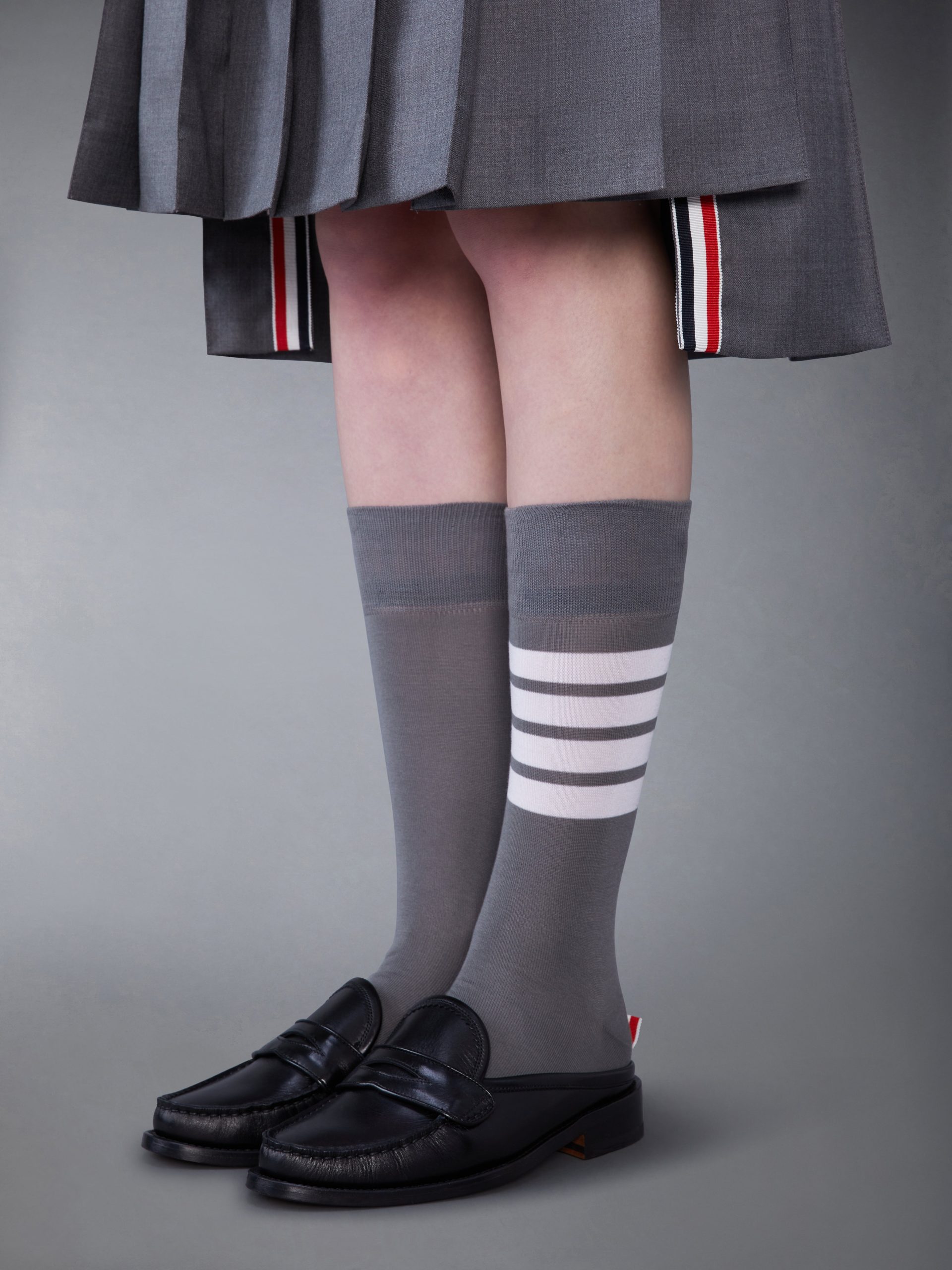 CALF FLEXIBLE LEATHER SOLE PENNY LOAFER MULE - Image 4