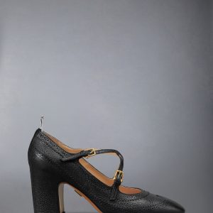 PEBBLE GRAIN CRISS CROSS THOM JOHN 75MM HEEL