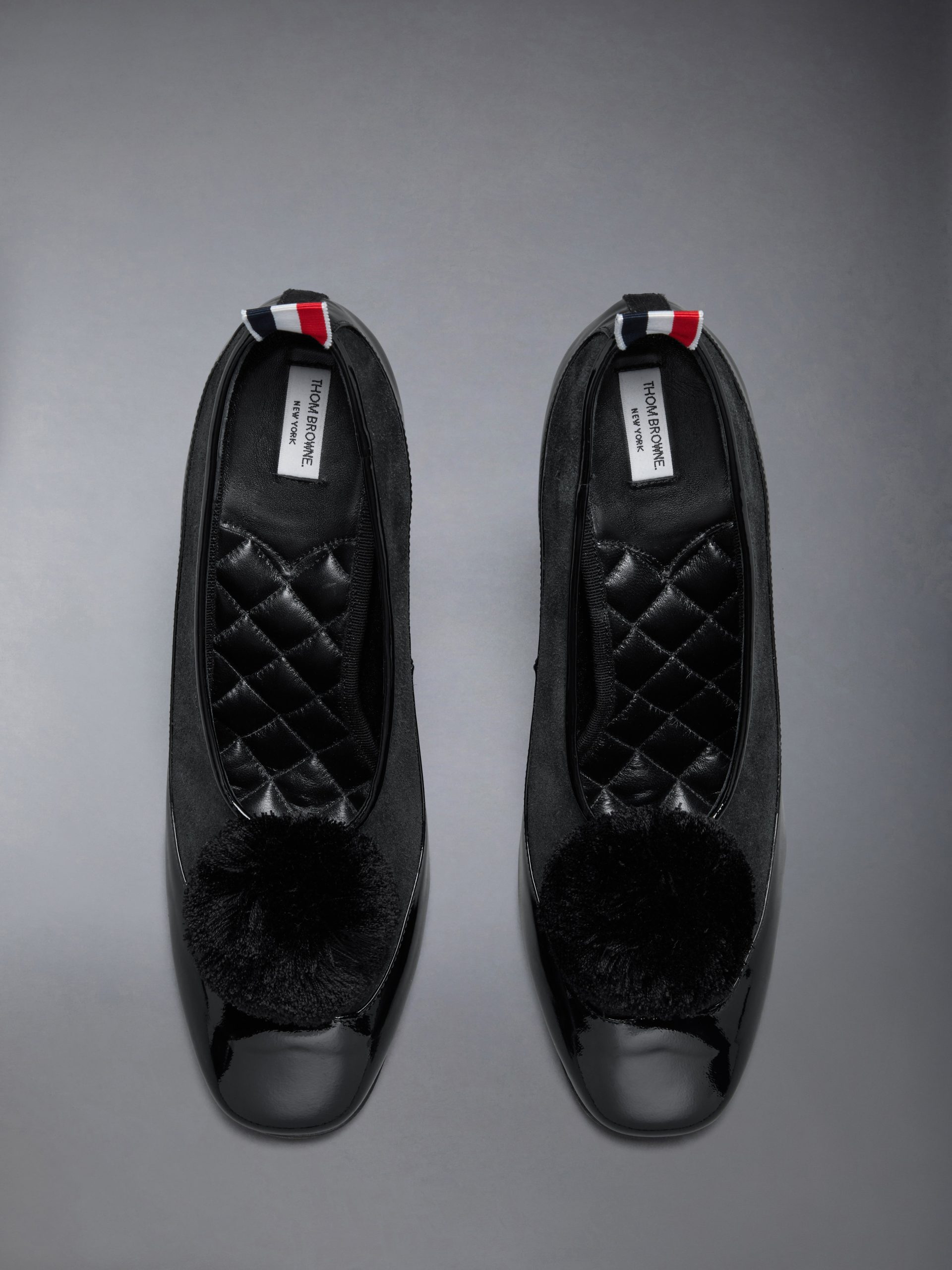 CALF SUEDE POM POM OPERA PUMP 90MM - Image 5