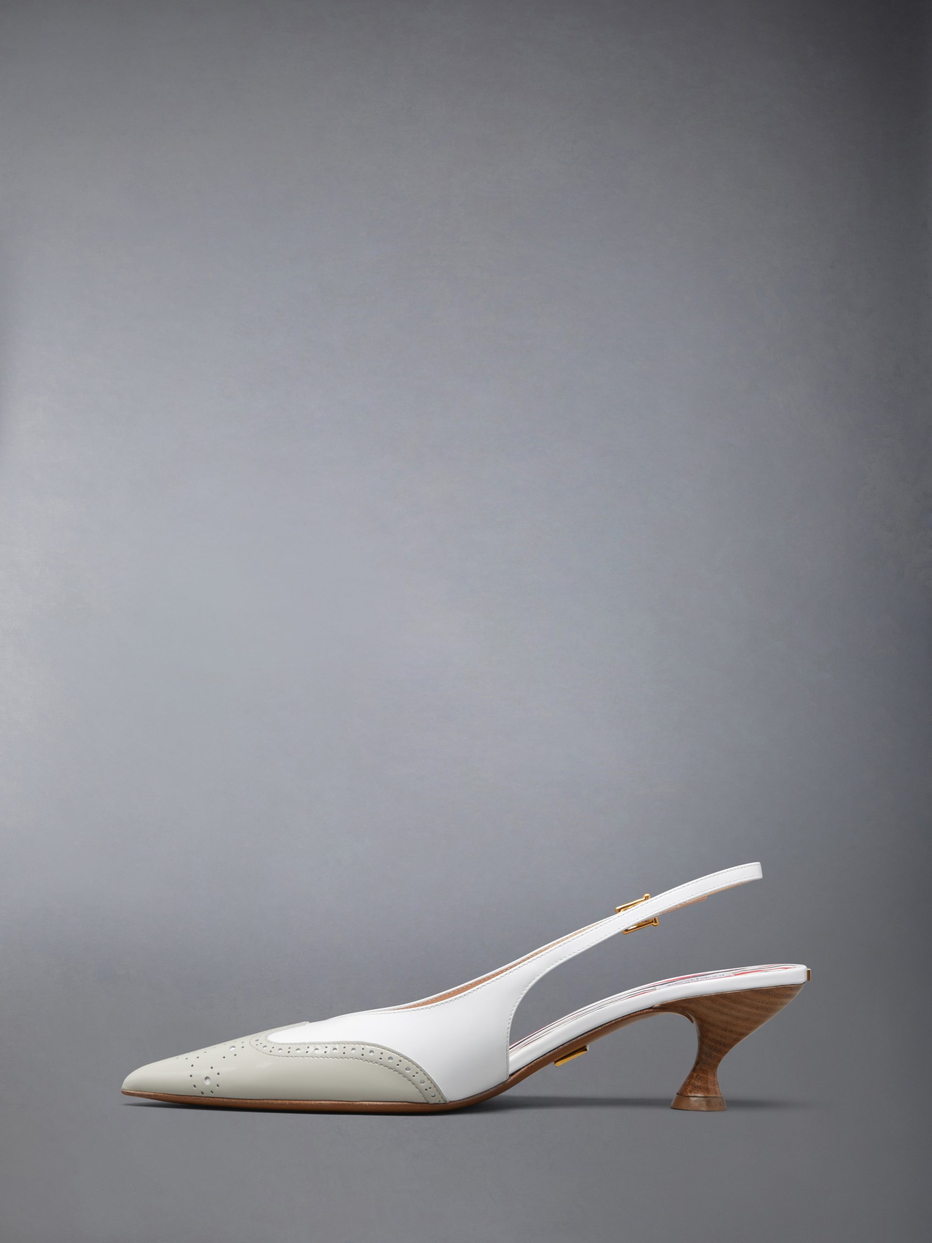 SOFT PATENT WINGTIP SLINGBACK 50MM - Image 4