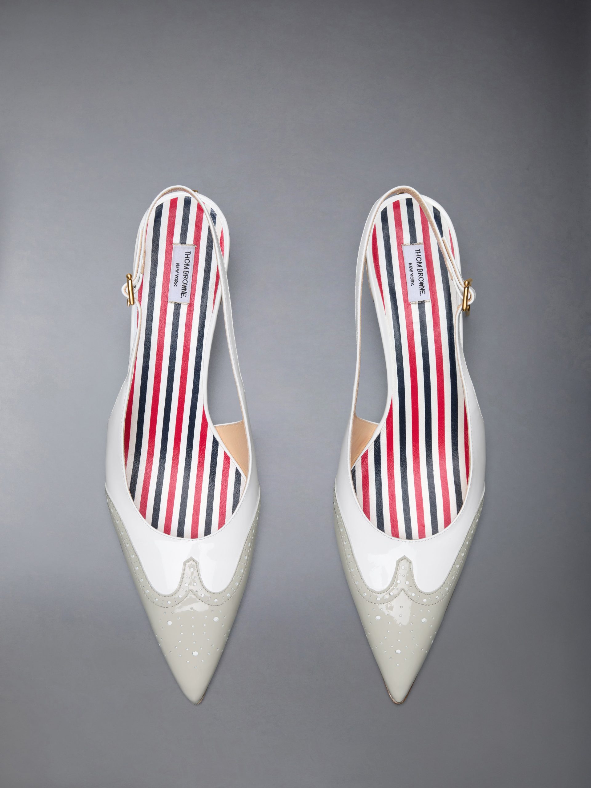 SOFT PATENT WINGTIP SLINGBACK 50MM - Image 5